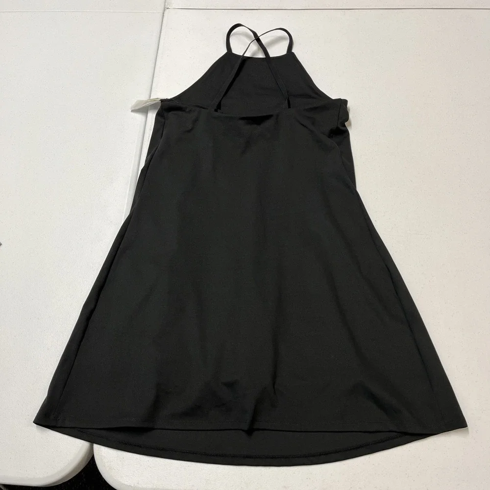 Madwell MWL Flex 2.0 Fitness Dress Black Size S Athletic Built In Shorts Stretch